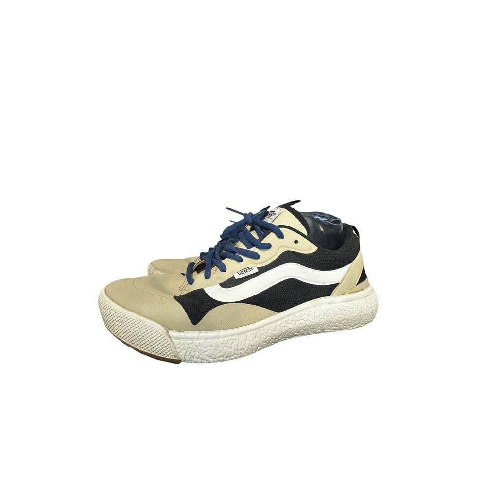 VANS UltraRange Exo Low Top Khaki Beige Black-White Unisex M 7 L 8.5 Outdoor